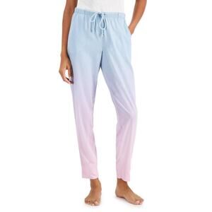 Jenni Tie-Dyed Jogger Pajama Pants Pastel Ombre Size Small